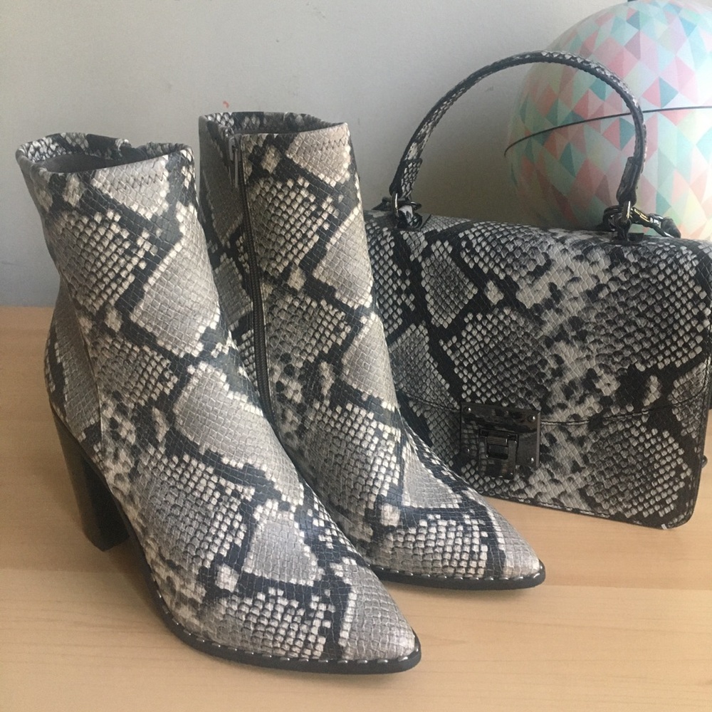 Aldo Snake Booties